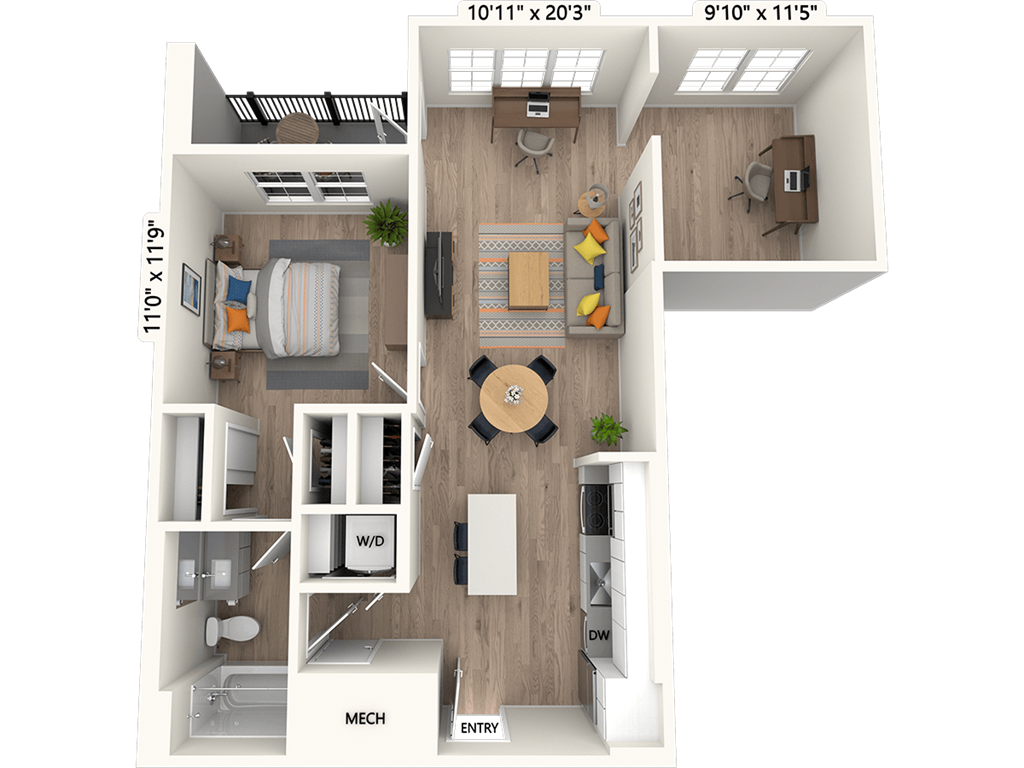 AM15-D-M-Scheme II floor plan