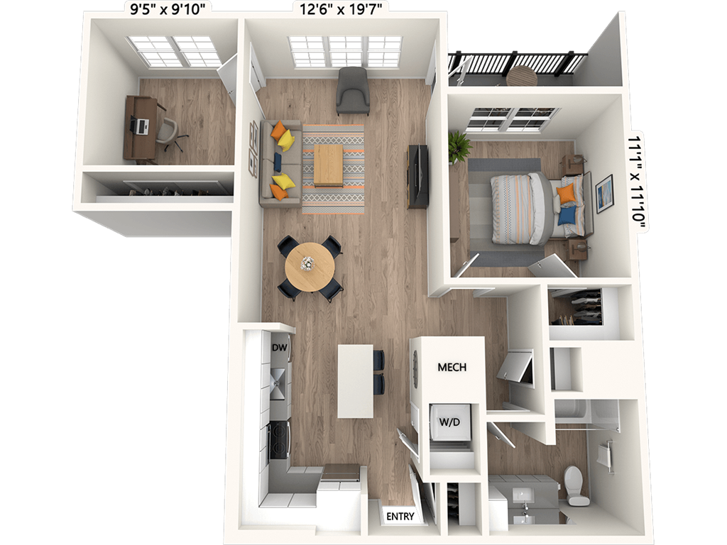 AM19-D-M-Scheme II floor plan