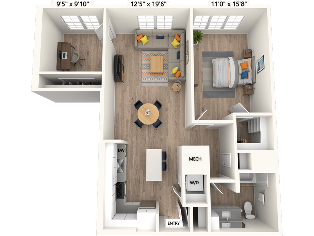 AM19D-Scheme II floor plan
