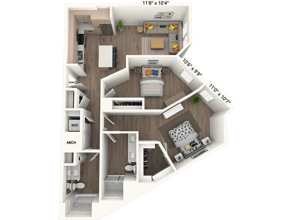 B-08-Scheme III floor plan