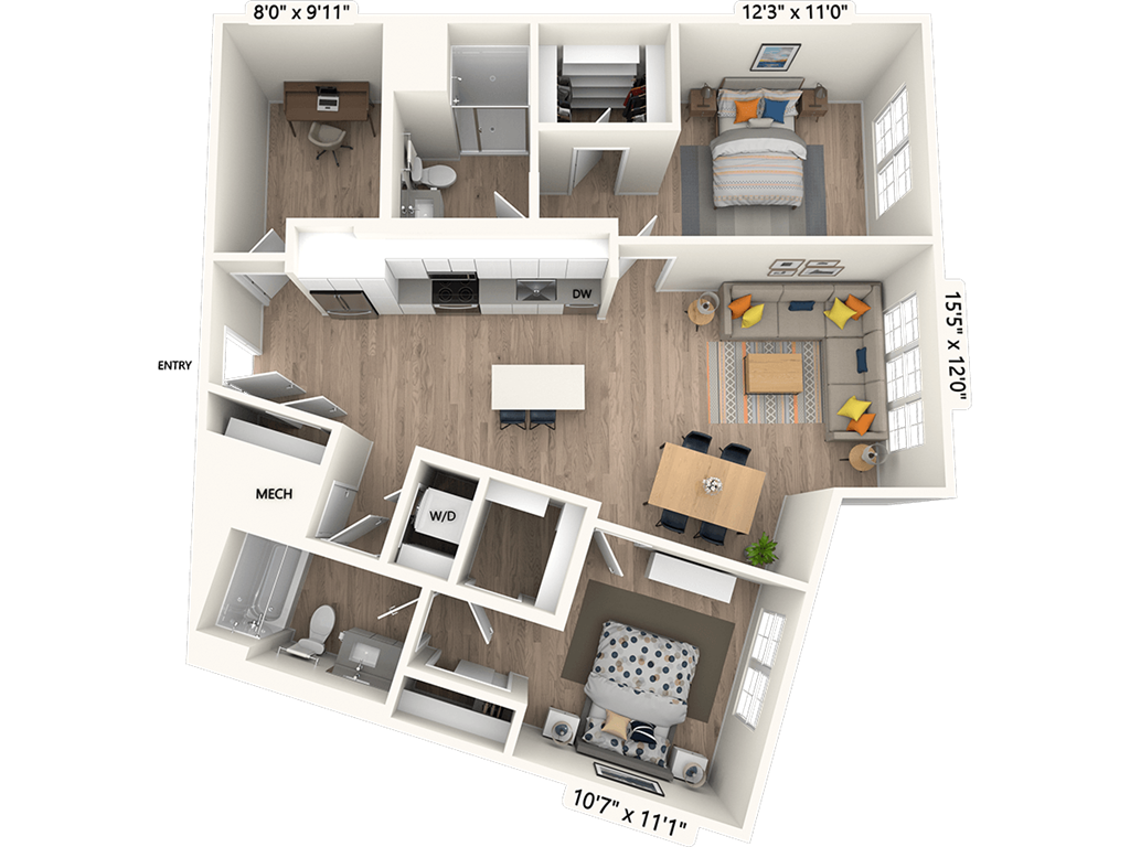 BD-01-Scheme II floor plan