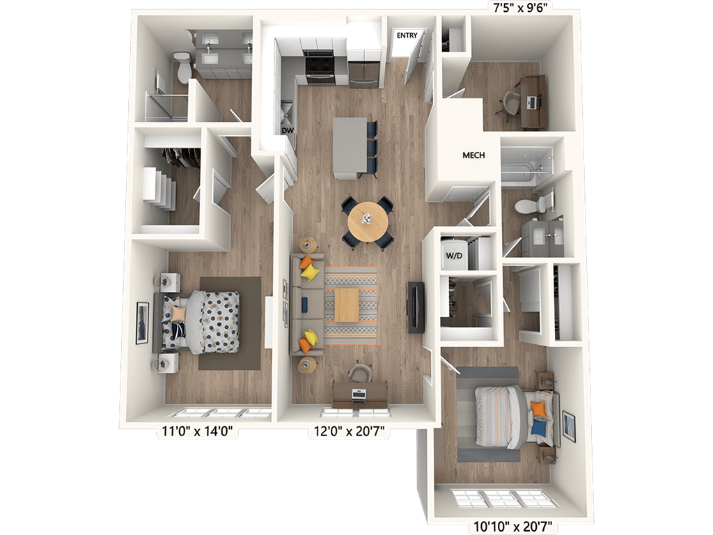 BM-08D-Scheme II floor plan