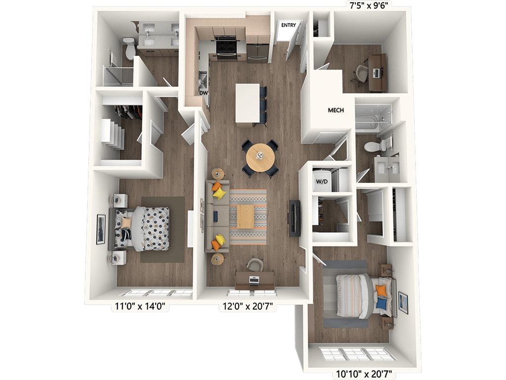 BM-08D-Scheme III floor plan