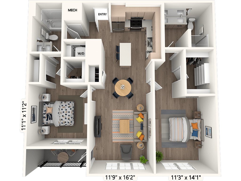 BM-08M-Scheme III floor plan