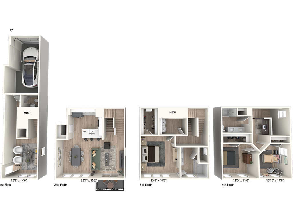 C1_Right_End floor plan