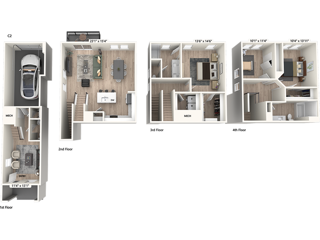 C2_Left_End floor plan