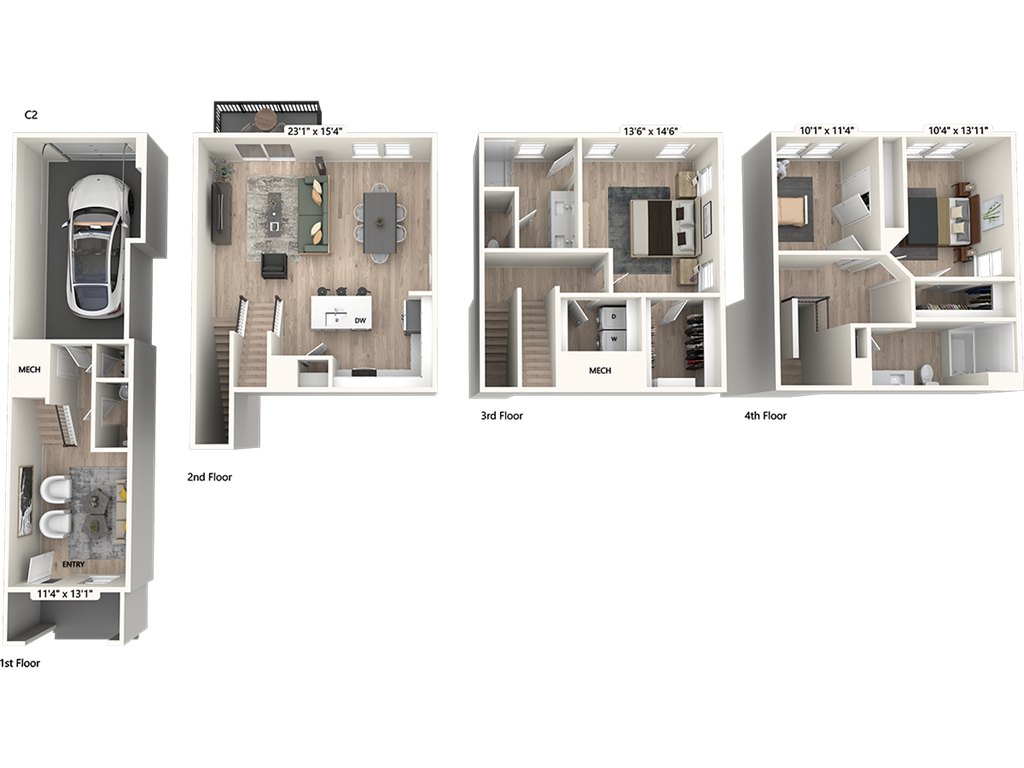 C2_Right_End floor plan