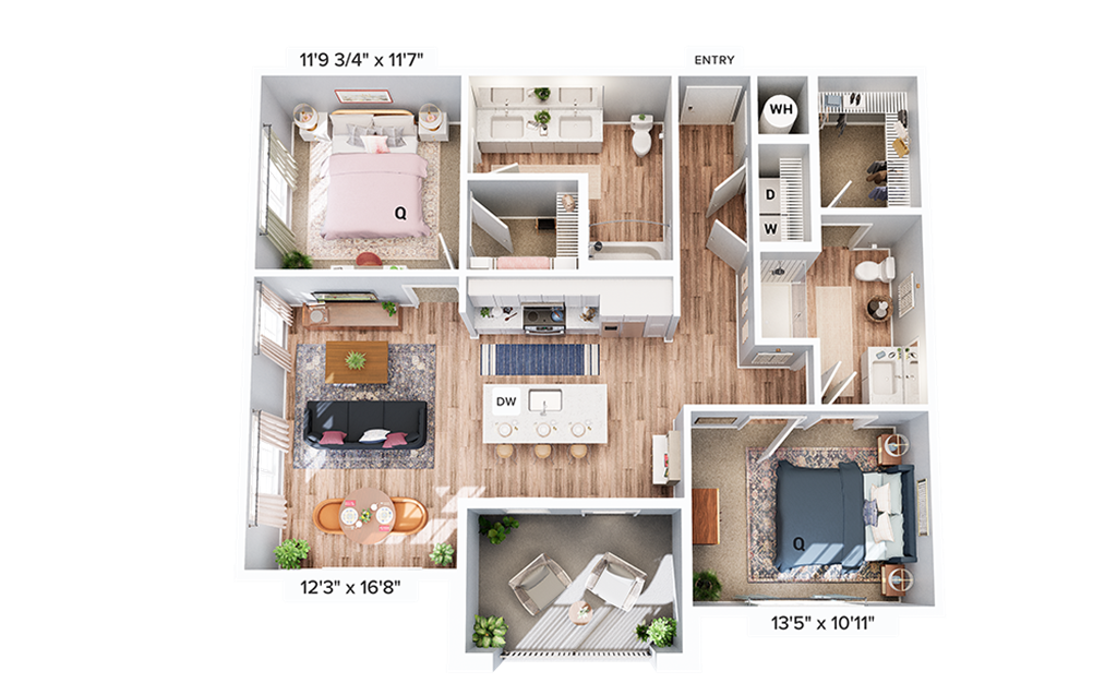 B2 floor plan
