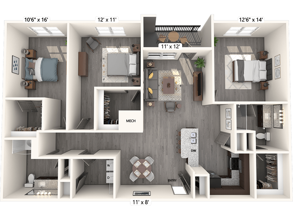 C1 floor plan