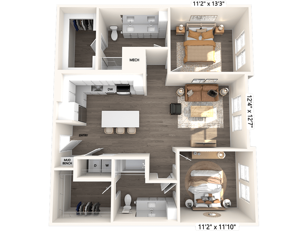 B1-1175sf-118-518 floor plan
