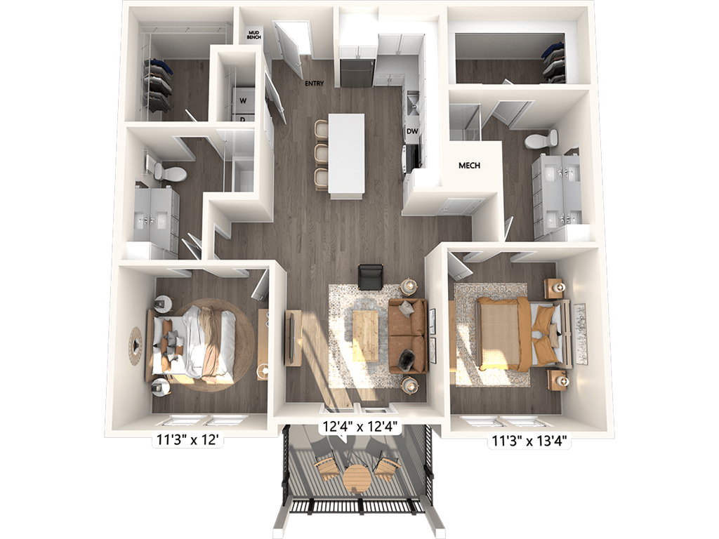B1-1175sf-212-412 floor plan
