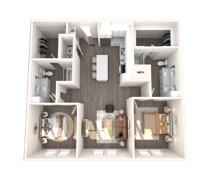 B1-1355sf-341-645 floor plan