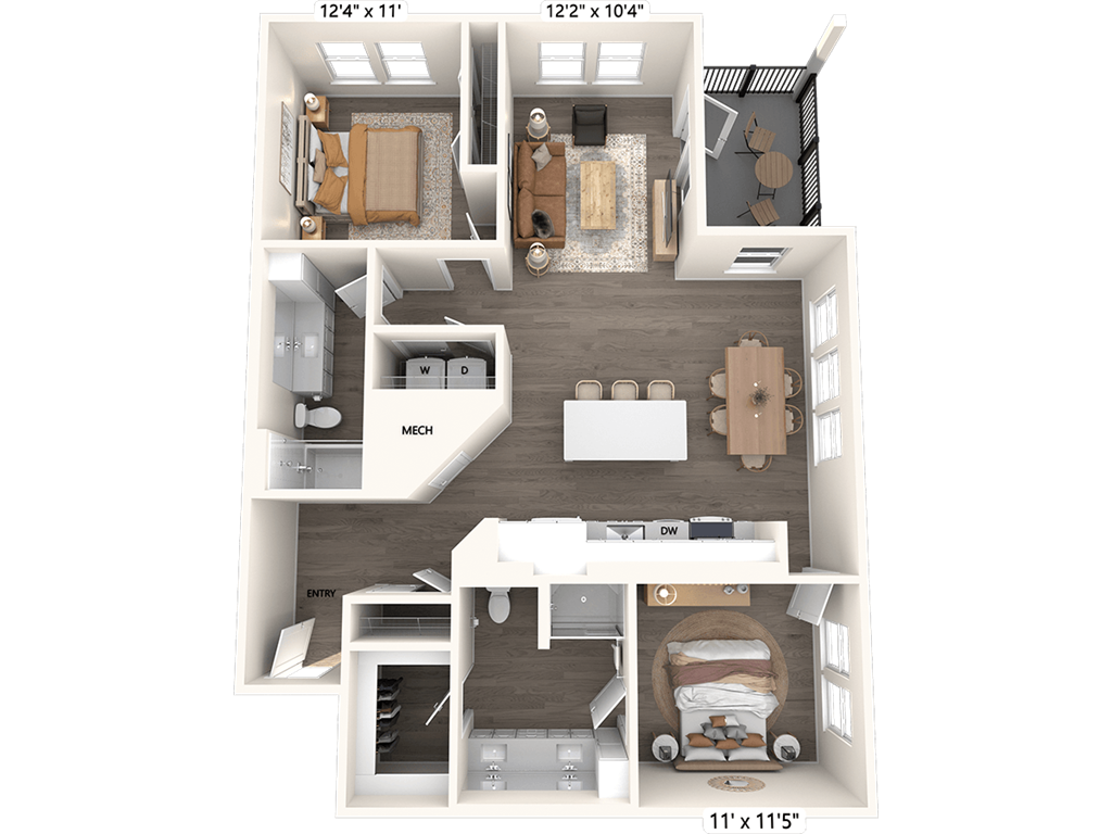 B3-1217sf-114-522 floor plan
