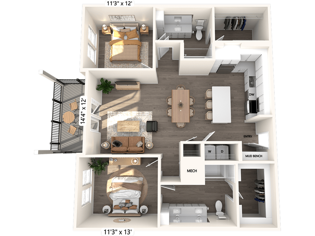 B4-1239sf-334-636 floor plan