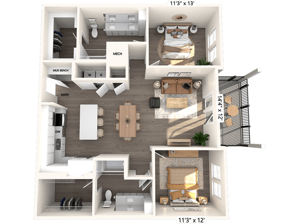 B4-1239sf-354-658 floor plan