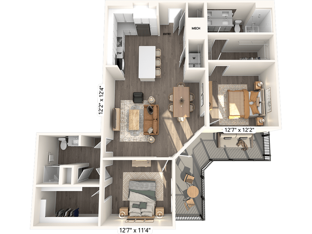 B5-1229sf-266-666 floor plan