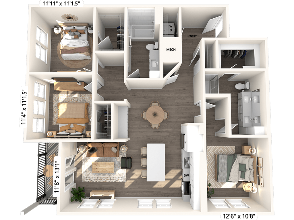 C1-1421sf-250-650 floor plan
