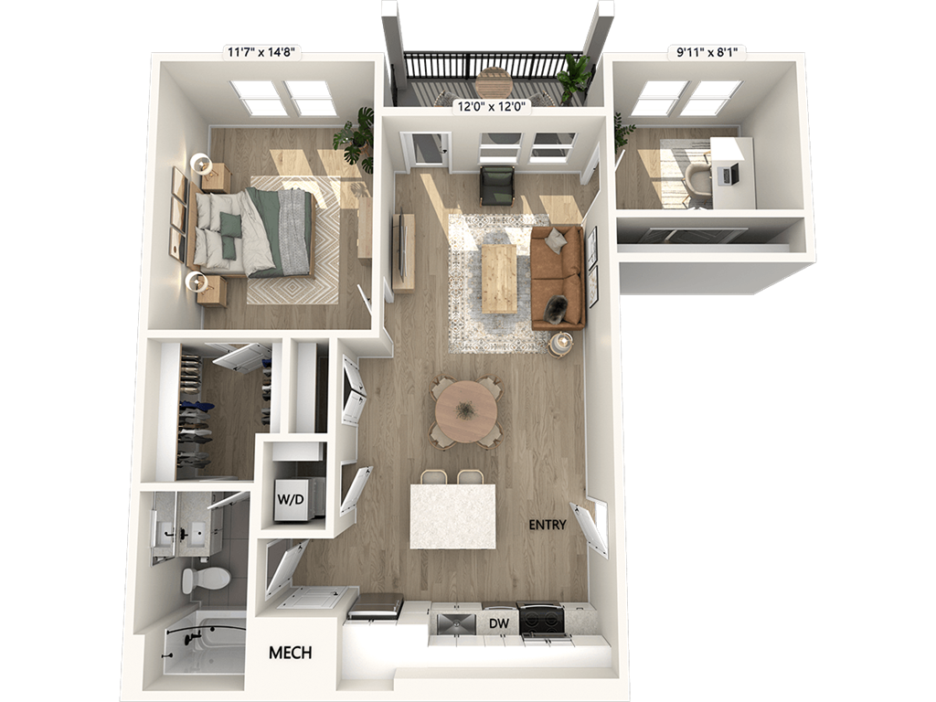 AF1D-918sf-Upgrade floor plan