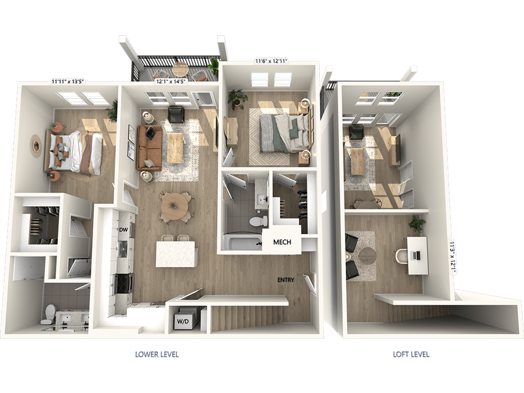 BF2L-1344sf-Upgrade floor plan