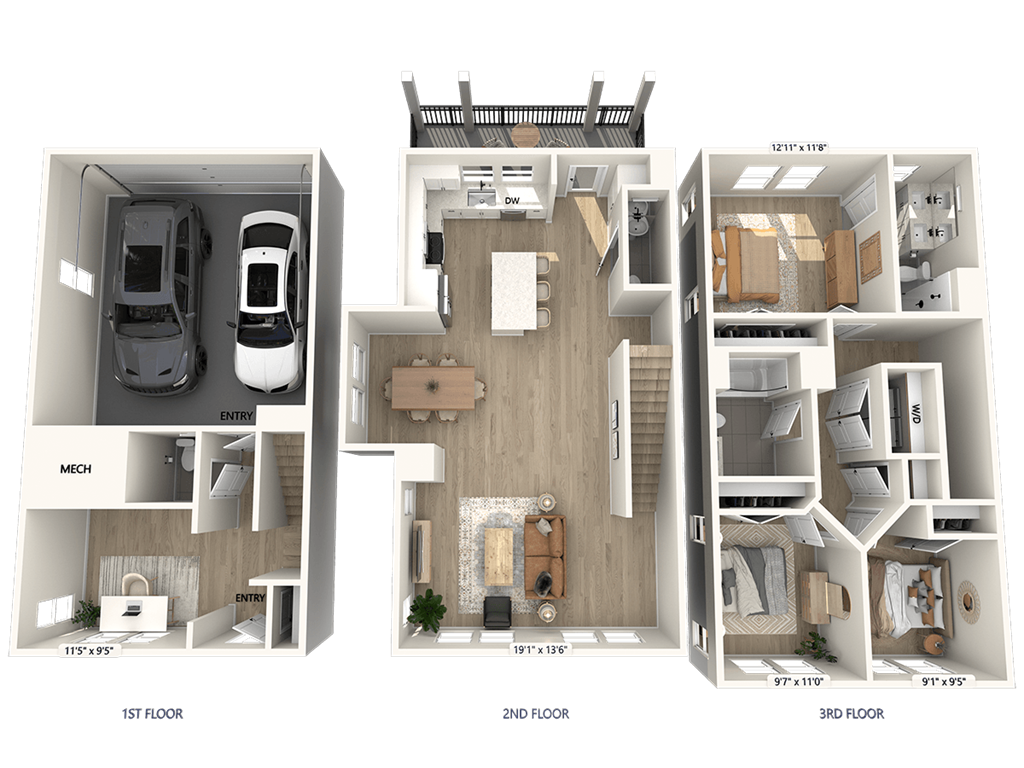CT1D-1838sf-Upgrade floor plan