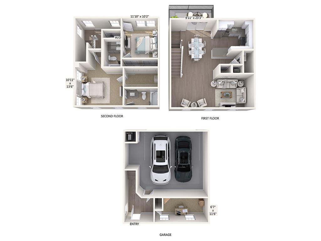 B3TD floor plan