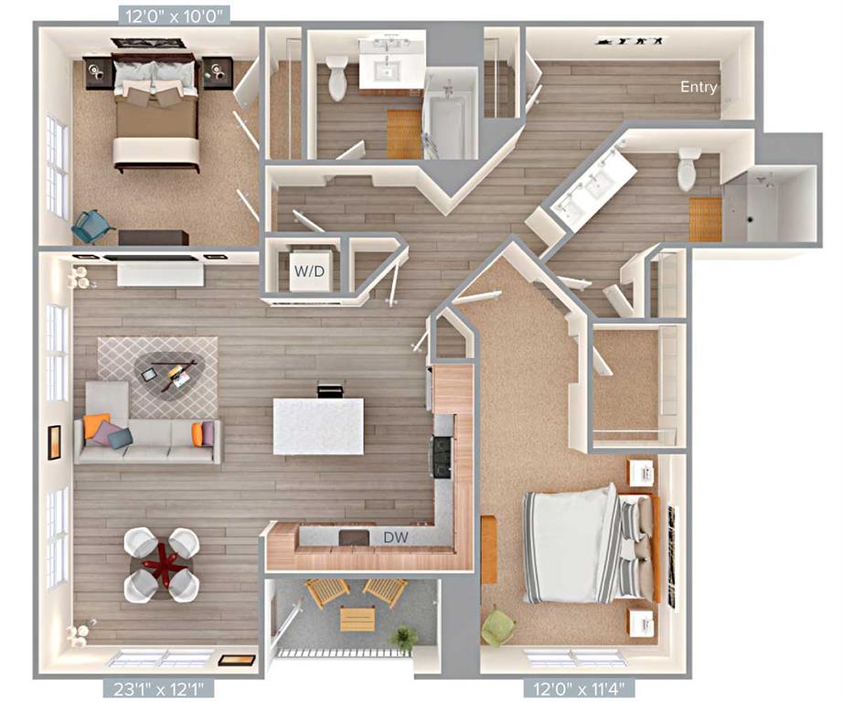 B12-1318 floor plan