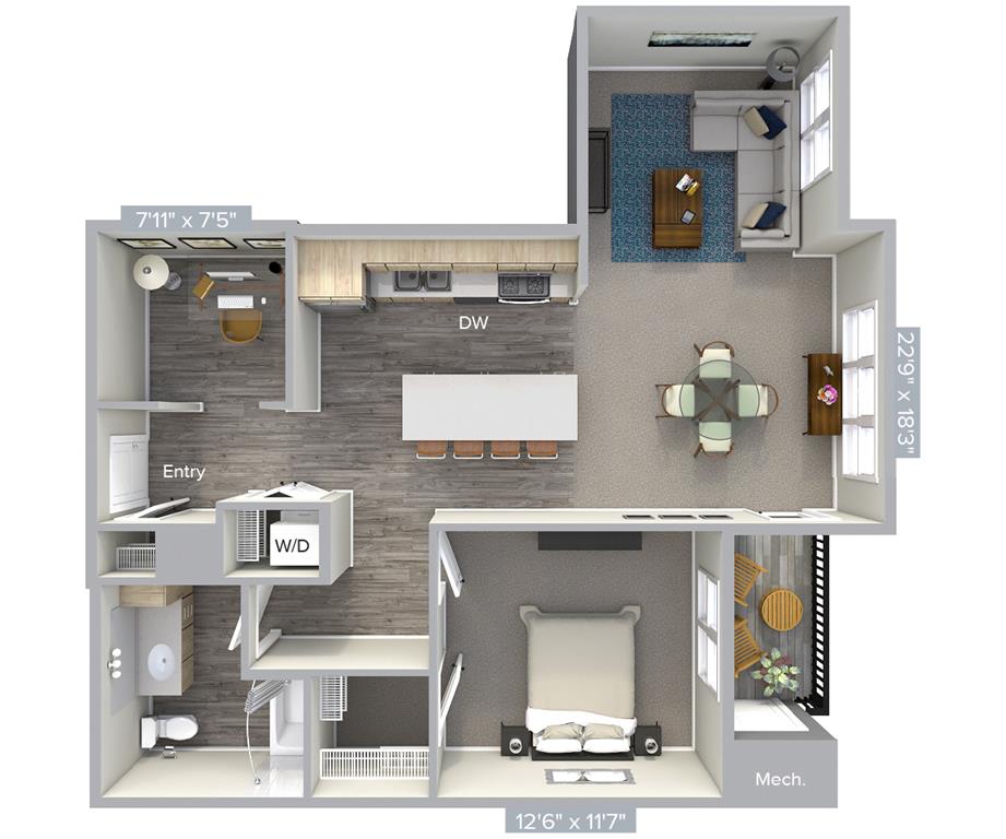 AM20D-944 floor plan