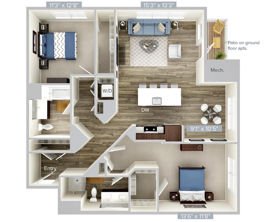 B8-1235 floor plan