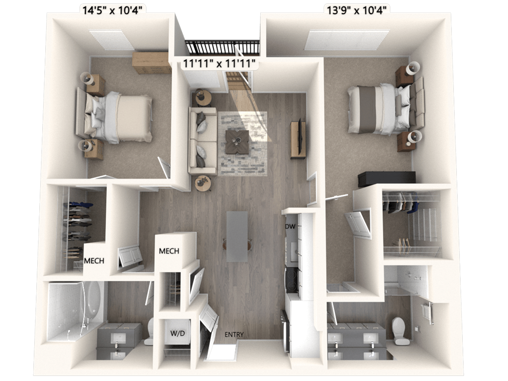 B3U floor plan