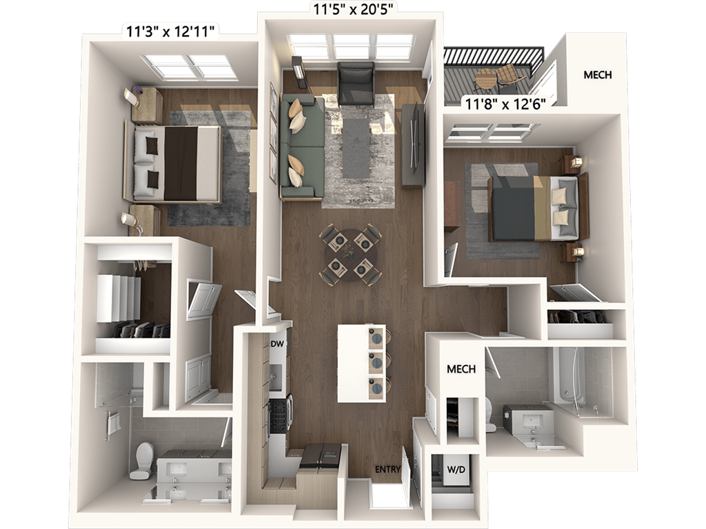 BM08-A floor plan