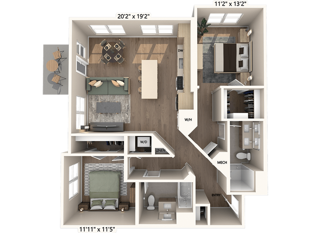 B3m1-Base floor plan