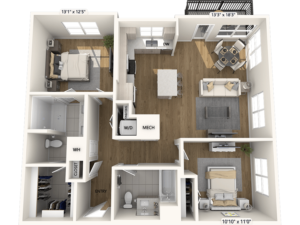 B1-Upgrade Collection floor plan