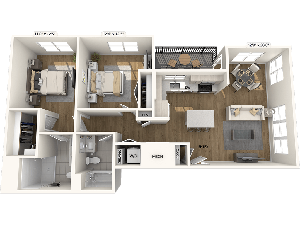 B2-Upgrade Collection floor plan