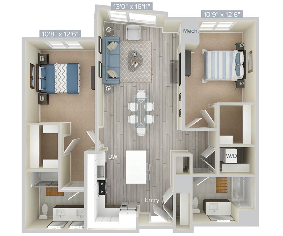 B6-1175-1214 floor plan