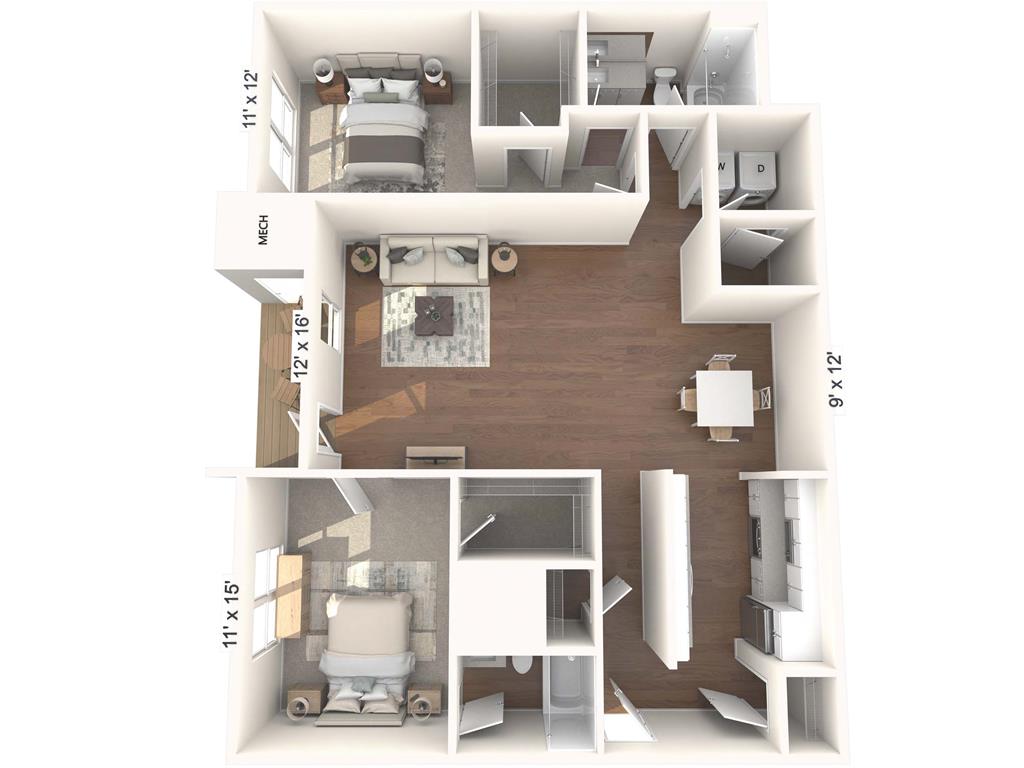 B2 floor plan