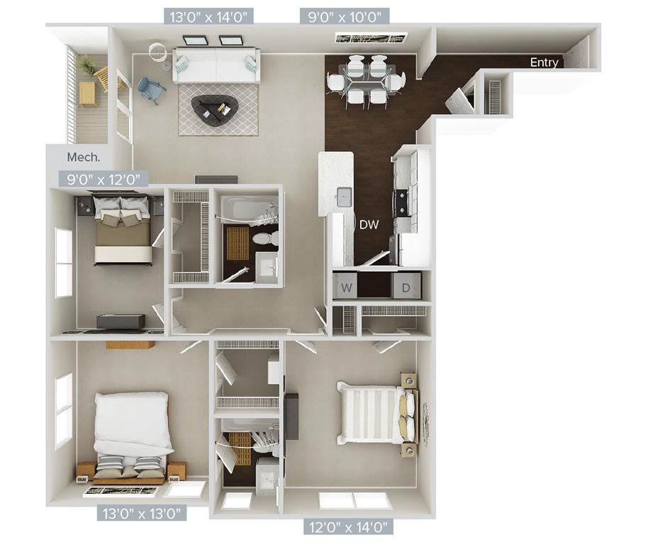 C1 floor plan