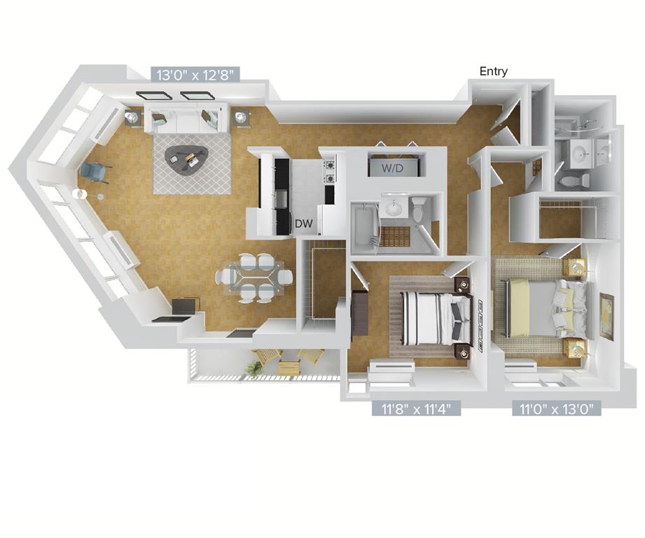 B4-1215 floor plan