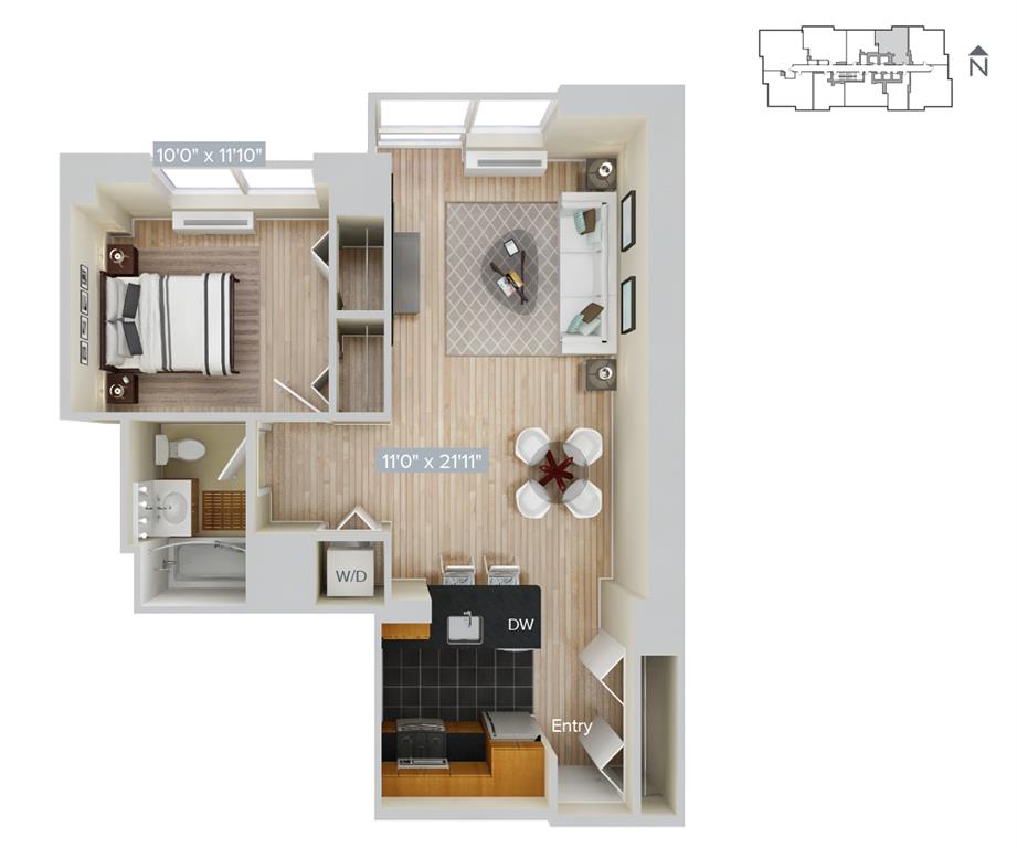 A1P floor plan