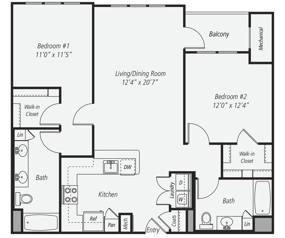 B2-1127 floor plan