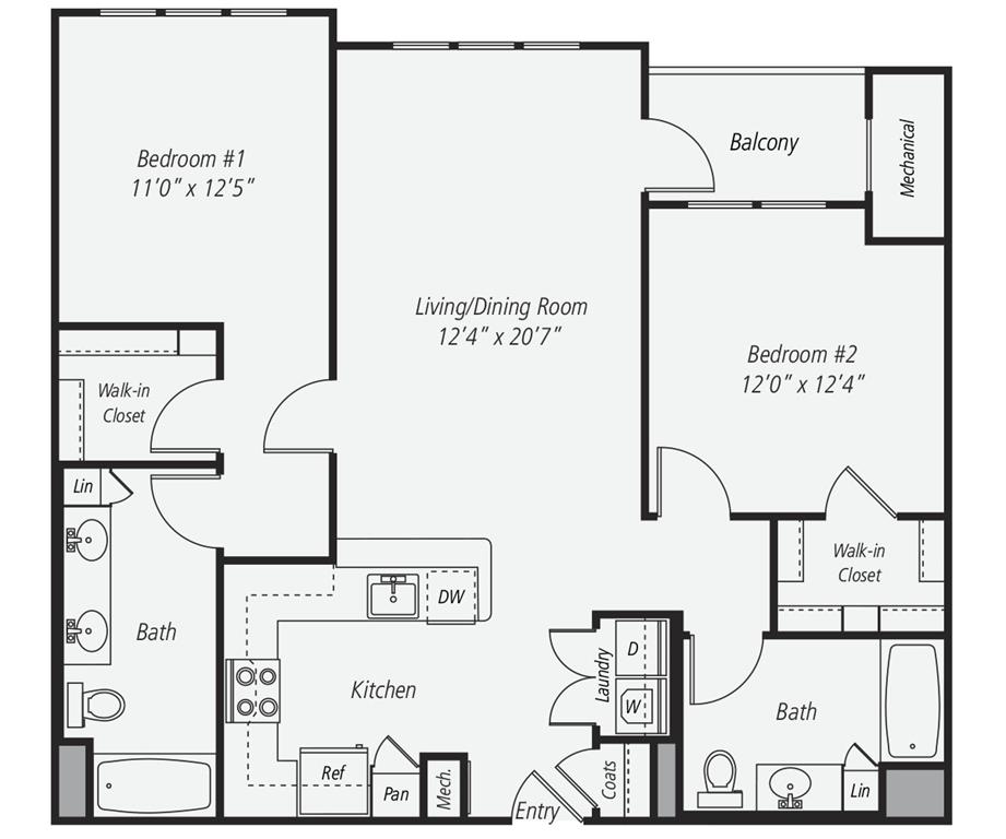 B2-X-1134 floor plan