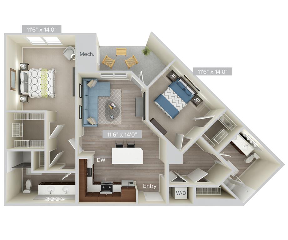 B5-1087 floor plan