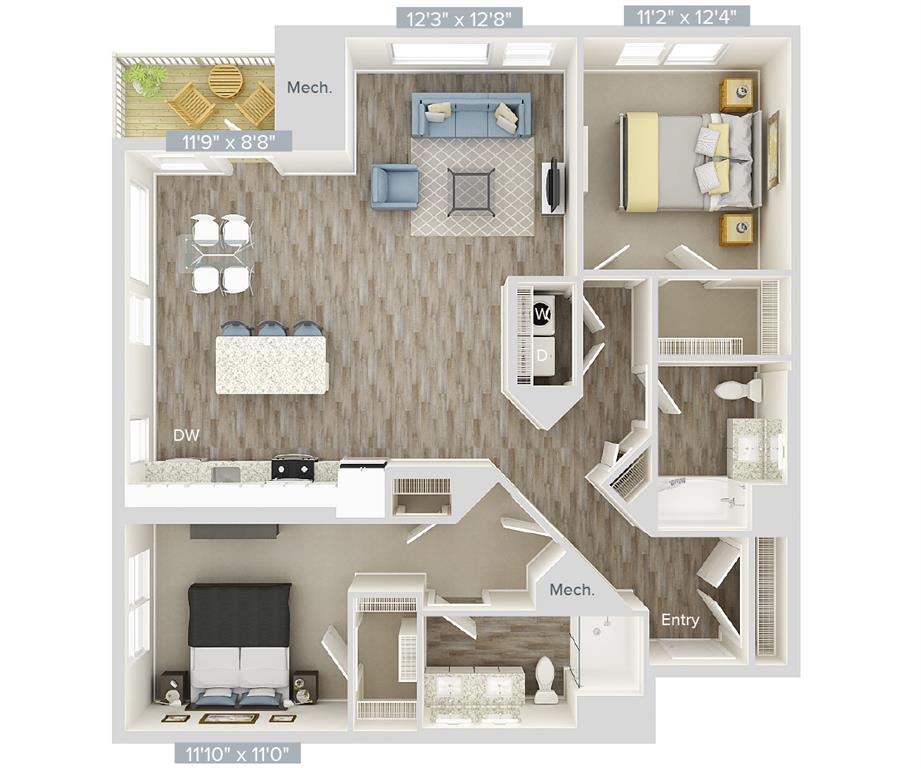 B6-1305 floor plan
