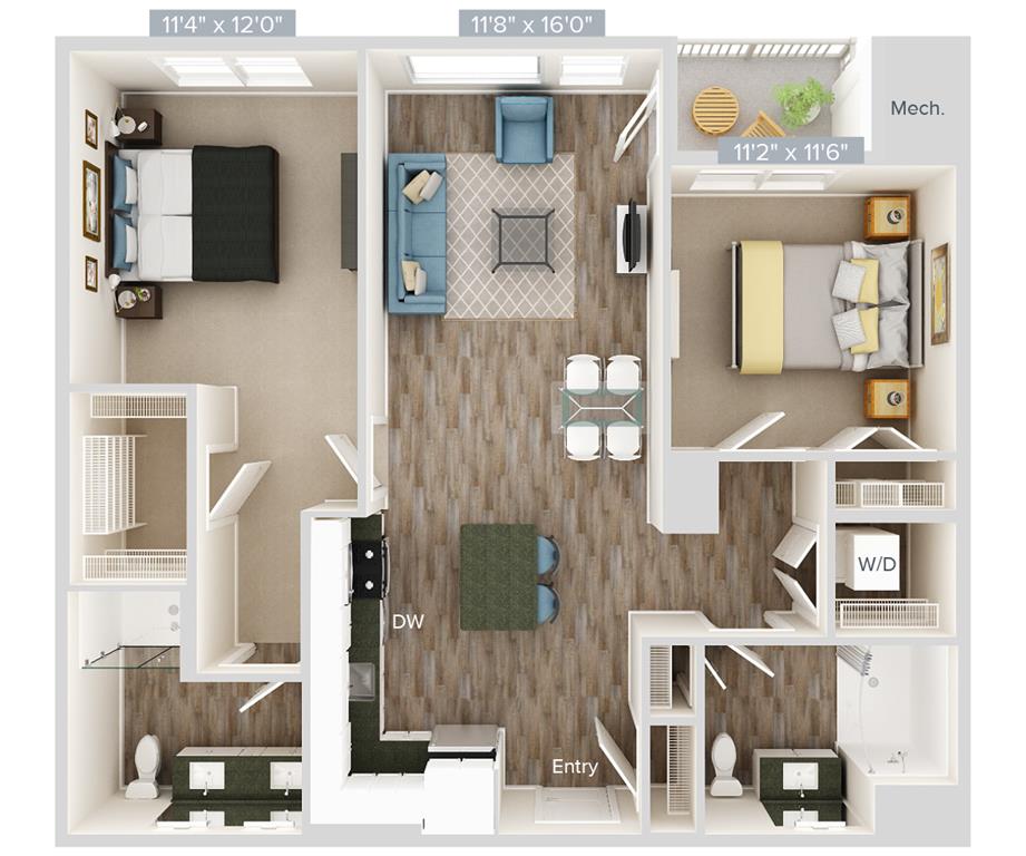 B2_1094SF2216 floor plan