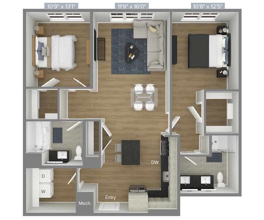 B4-1154 floor plan