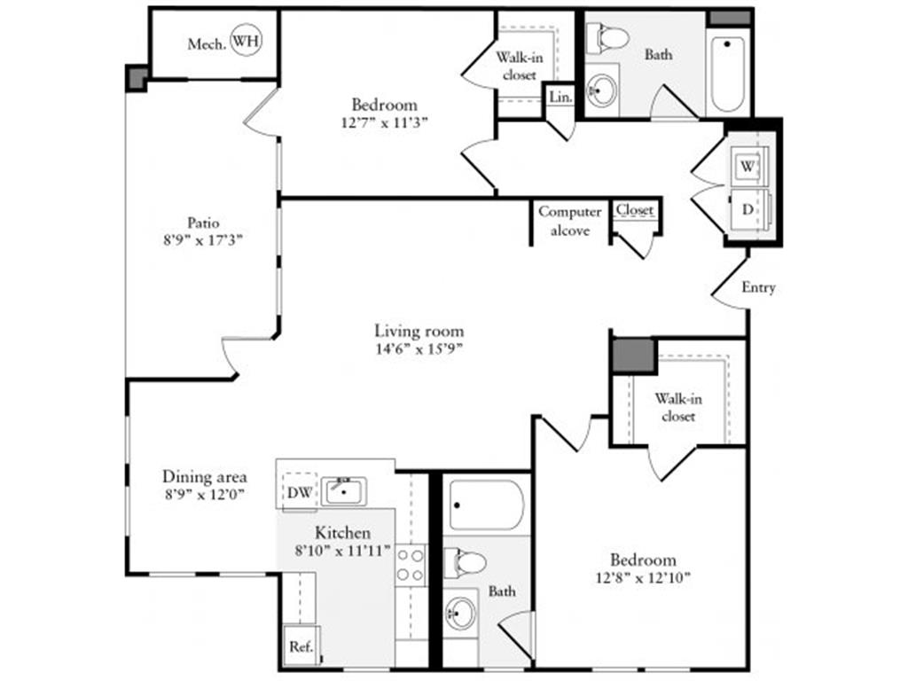 1176 floor plan