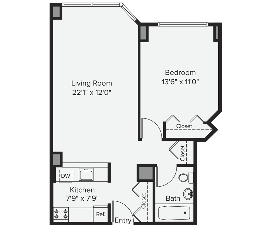 A1-686 floor plan