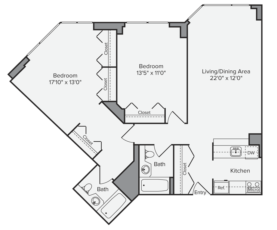 B1-1057-Classic floor plan