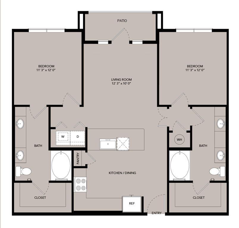 B1-1093sf-B1.5 floor plan