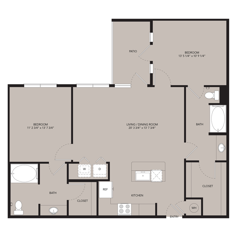 B2-1152sf floor plan