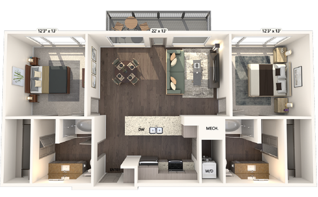 B1-1157-G floor plan